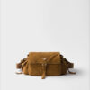 Explore medium suede shoulder bagwith flap