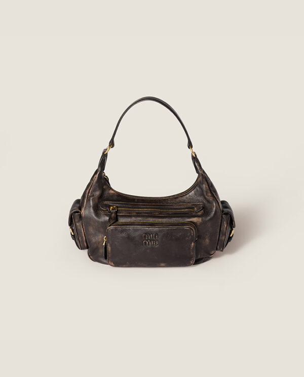 Pocket nappa leather bag