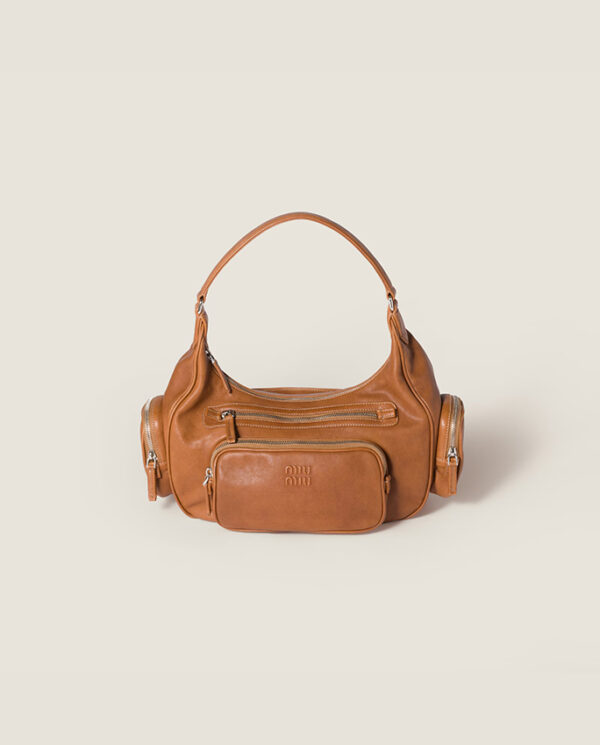 Pocket nappa leather bag