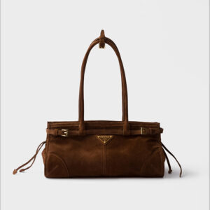 23 Bonnie medium suede handbag