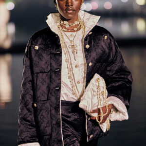 Chane*Cotton-padded coat/jacket