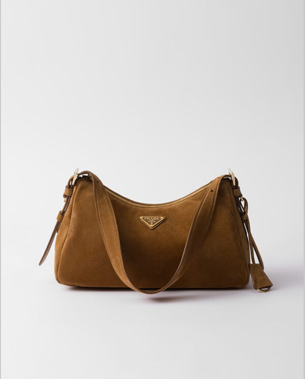 Aimée medium suede shoulder bag