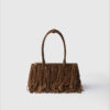 Galleria medium suede bag with fringe